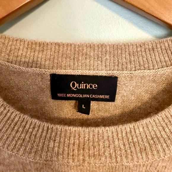 Quince Mongolian Cashmere Tee - Picture 3 of 6